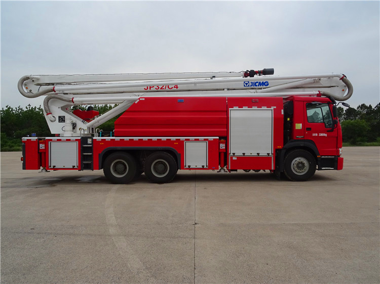 XCMG Official 32m Small Fire Truck JP32C4 multi-functional water and foam tower fire trucks for sale